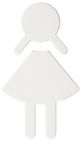 Pictogrammes Toilettes Hewi Femme Jaune moutarde 801.91.020 18