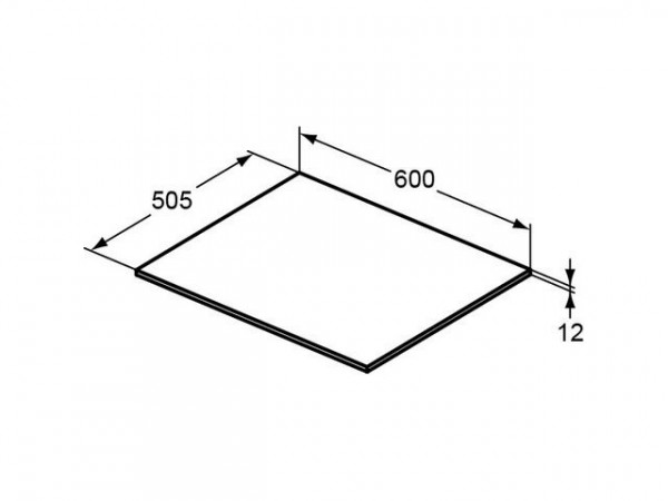 Ideal Standard ADAPTO Montageset voor afdekplaat