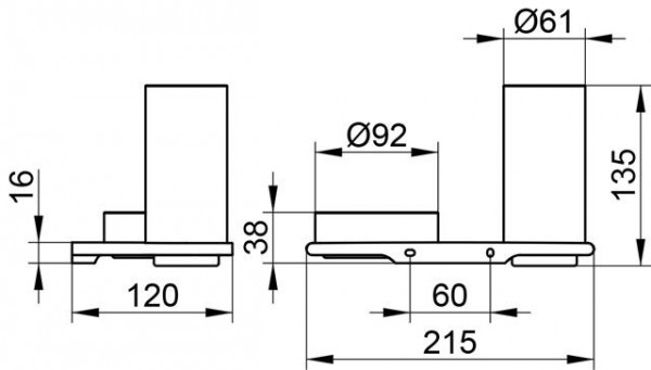 Keuco Tandenborstelhouder Edition 400 Dubbel glas/gesneden houder