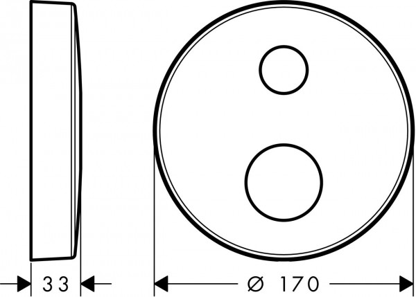 Axor Kraanrozet H3.3cm Rond nikkel geborsteld 14961820