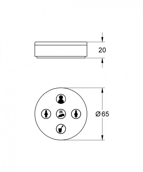 Grohe Deviator knop (46008)