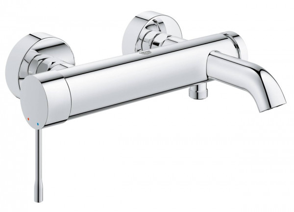 Grohe Essence New badkraan met omstel en koppelingen geborsteld nikkel 33624EN1