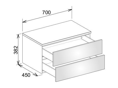 Keuco Edition 400 Sideboard (317428200)