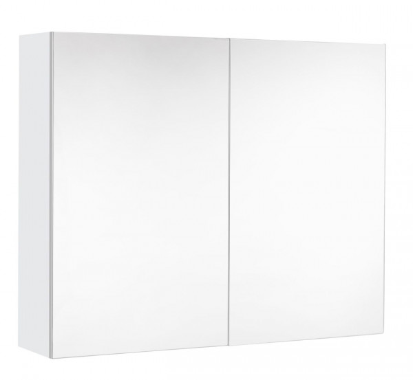 Armoire de Toilette Allibert NORDIK UTE 2 portes miroir 800x650x180mm Blanc Ultra mat