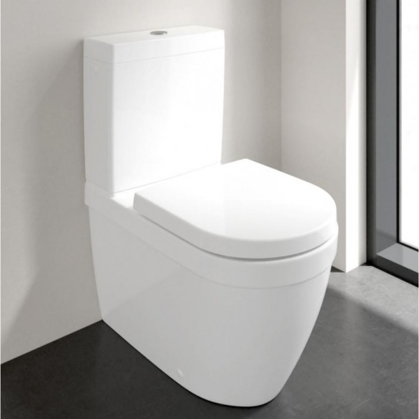 Staand Toilet Villeroy en Boch Architectura zonder flens TwistFlush Oval 370x400mm Alpenwit Ceram...
