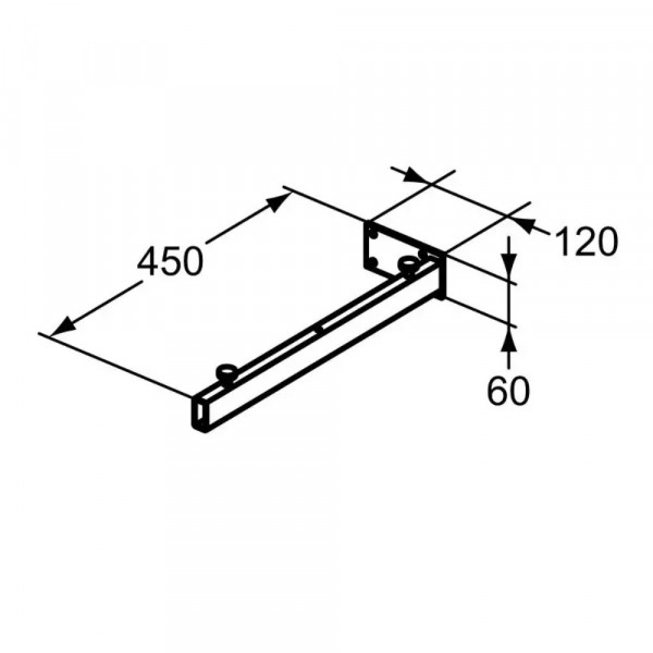 Ideal Standard Ondersteuning console Adapto