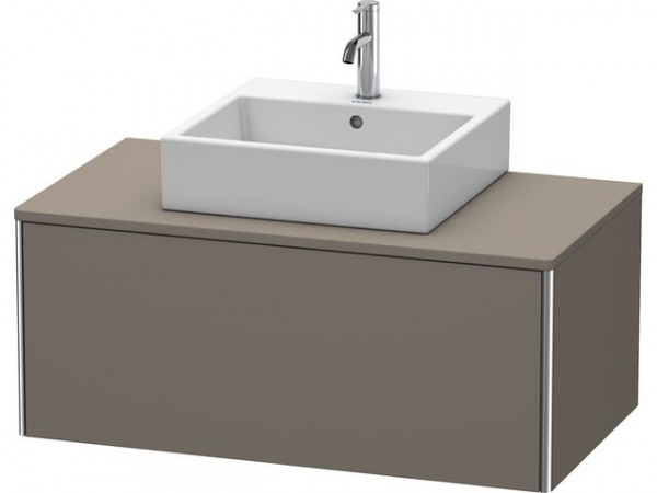 Meuble Pour Vasque à Poser Duravit XSquare pour Meuble Pour Vasque à Poser Gris flanelle satiné mat 400x1000x548mm