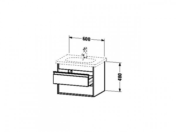 Duravit Wastafelmeubel Hangend Ketho