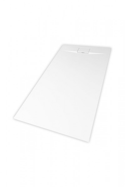 Douchebak Vierkant Quare RADIANCE Gladde 1000x1000x30mm Zilver