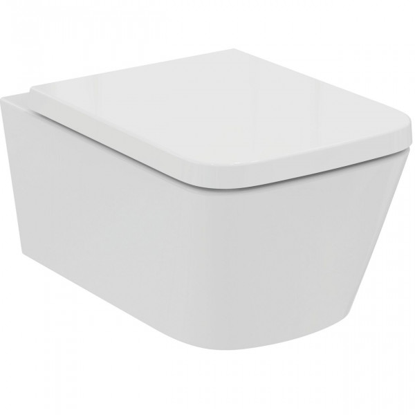 Pack WC Suspendu Ideal Standard BLEND CUBE Sans bride, 355x340x540mm Blanc T520701