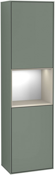 Villeroy en Boch Hoge Badkamerkast Finion 2 deuren 1515x420mm 1 LED