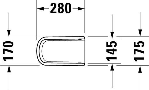 Sifon Kap Duravit D-Neo Wondergliss 290mm Wit