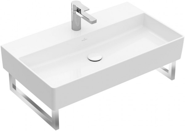 Lavabo Suspendu Villeroy et Boch Memento 2.0 1 trou sans trop-plein Blanc Alpin CeramicPlus 800mm