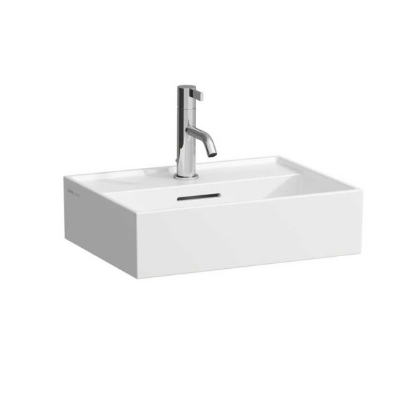 Fontein Toilet Laufen KARTELL onderzijde niet geslepen, 1 gat, overloop 450mm Wit