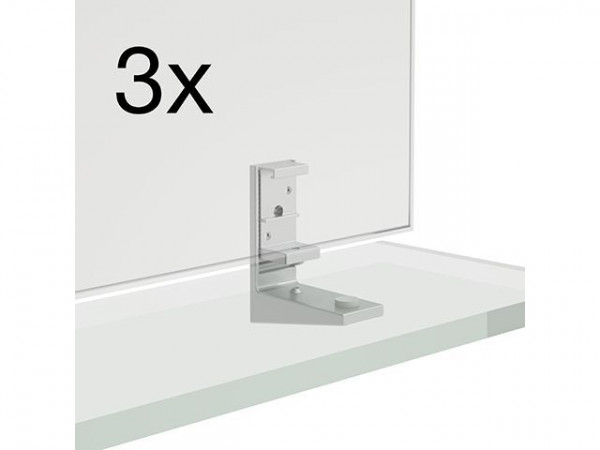 Set de fixation pour étagère avec miroir Laufen Frame 25 H4907189000001