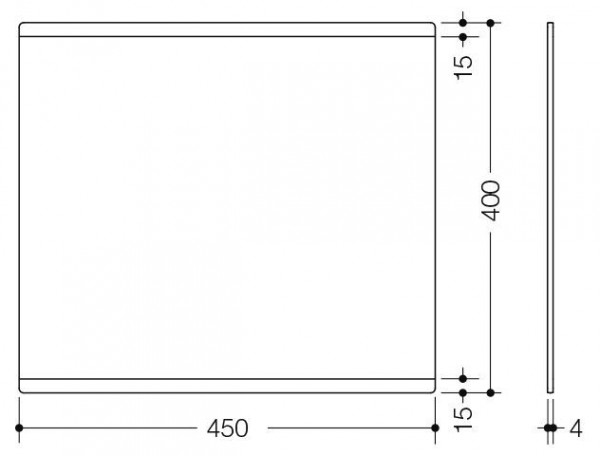 Hewi Grote Badkamer Spiegel Kids 450 x 400 mm Appelgroen