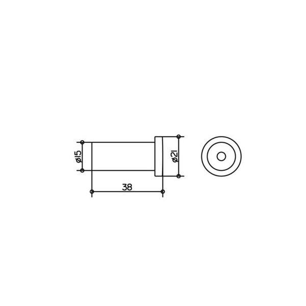 Handdoekhaakje Keuco Plan 38mm