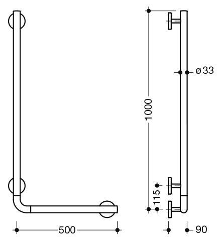 Hewi Badgreep Hoek System 800 K