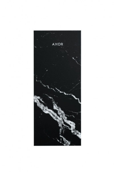 Axor MyEdition afdekplaat 15 cm, zwart marmer