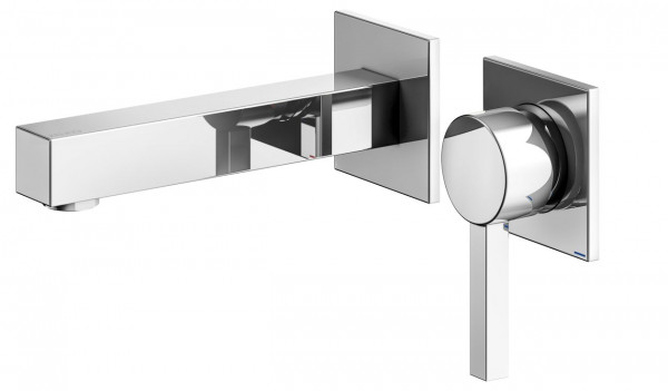 Inbouw Wastafelkraan Keuco Edition 90 Square Enkele hendel, rond, 187 mm Chroom