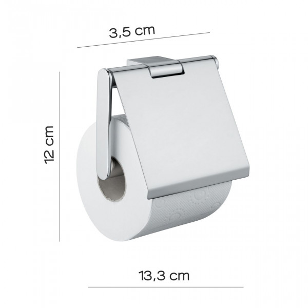 Gedy Toiletrolhouder G-CANARIE met deksel Chroom A2251300000