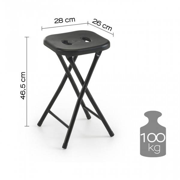 Douchekruk Gedy STOOL Zwart