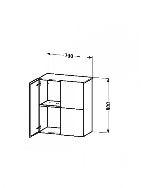 Duravit Zijkasten L-Cube 800 mm