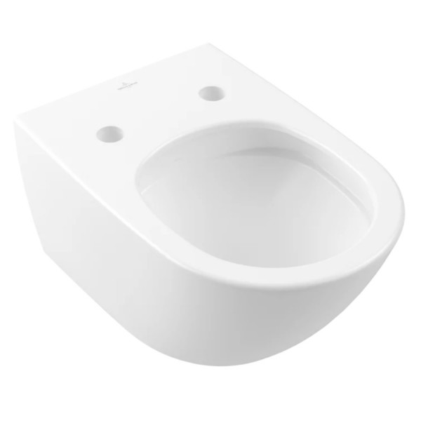 Hangend Toilet Villeroy en Boch Antao randloos, met TwistFlush, keramiek steenwitPlus