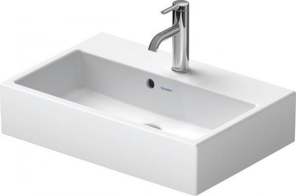 Lavabo Meuble Duravit Vero Air WonderGliss, meulé, Avec trop-plein, 1 trou 600x160mm Blanc