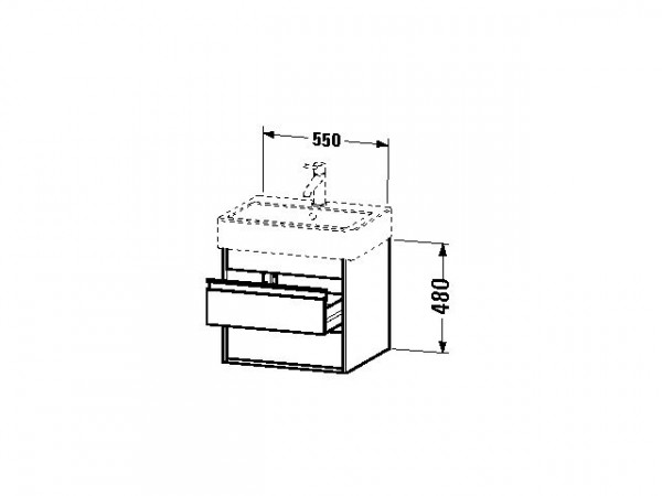 Duravit Wastafelmeubel Hangend Ketho