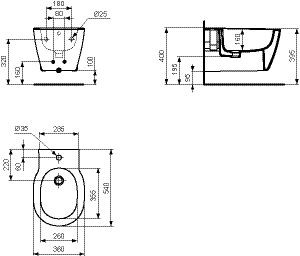 Ideal Standard Connect Wandbidet