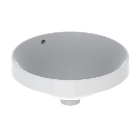 Vasque à Encastrer Geberit VariForm KeraTect Sans Trou Trop-Plein 178xØ400mm Blanc