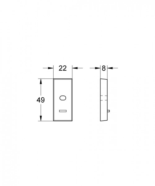 Grohe Handgreep Chiara 1/2" neutraal 45954IP0