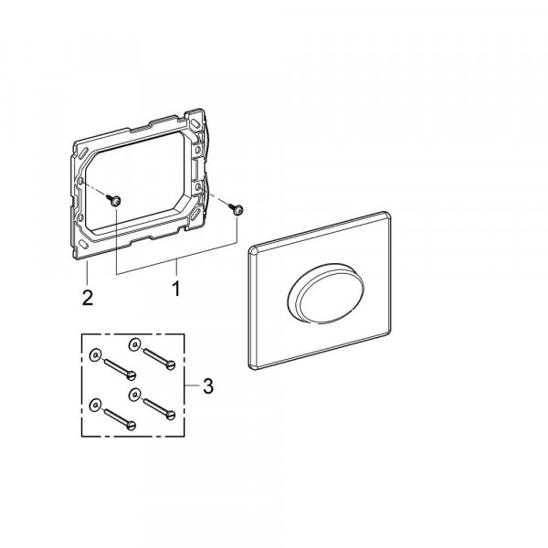 Grohe Bedieningspaneel Toilet Skate Air 38565SH0