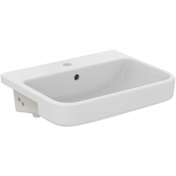 Vasque Semi Encastrée Ideal Standard i.life B 1 trou, avec trop-plein 550x440x170mm Blanc