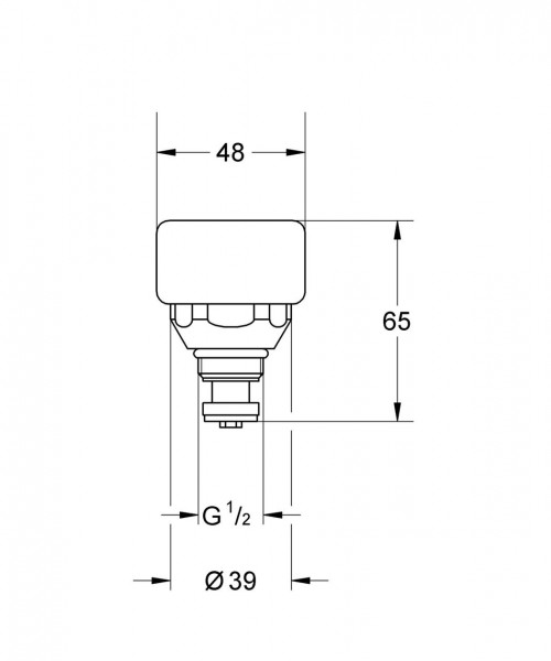 Grohe Bovendeel 1/2" 11011000