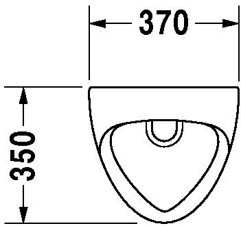 Duravit Ben Urinoir Verdekte toevoer (847370)