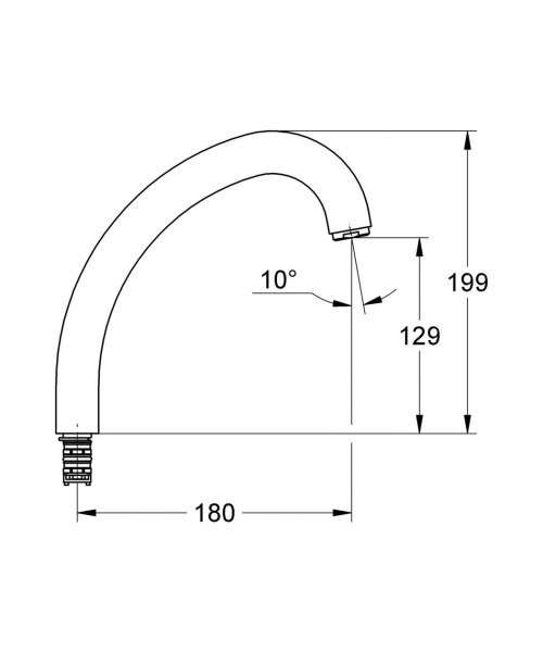 Grohe Mond Buisvormig 13140000