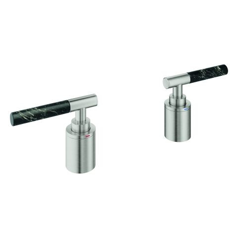 Poignée De Baignoire Grohe Atrio Private Collection pour 25224, Caesarstone Vanilla Noir Supersteel 48465DC0