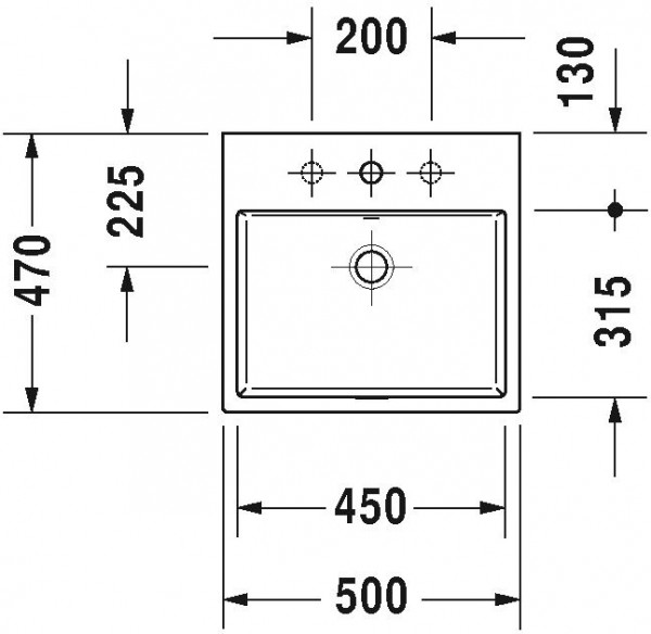 Duravit Wastafel Vero Air Sanitair Keramiek