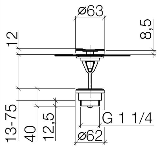 Dornbracht Afvoerklep (10126970)