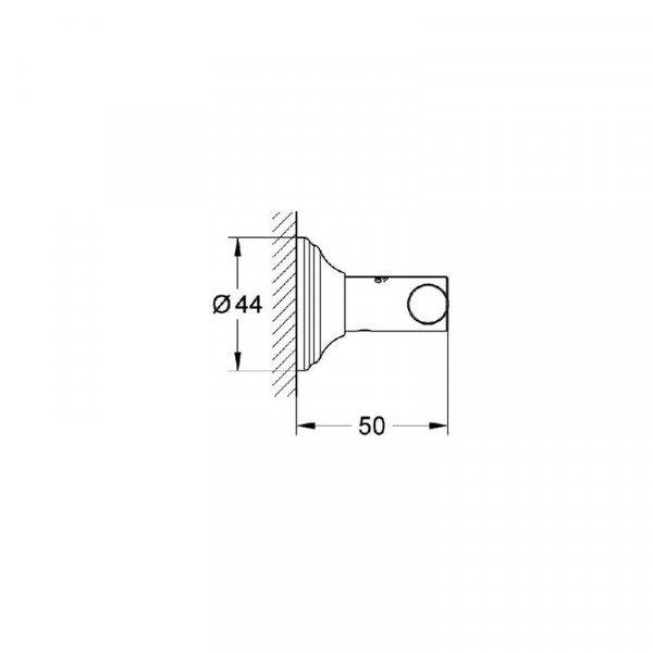 Grohe Essentials Authentic Handdoekhaakjes