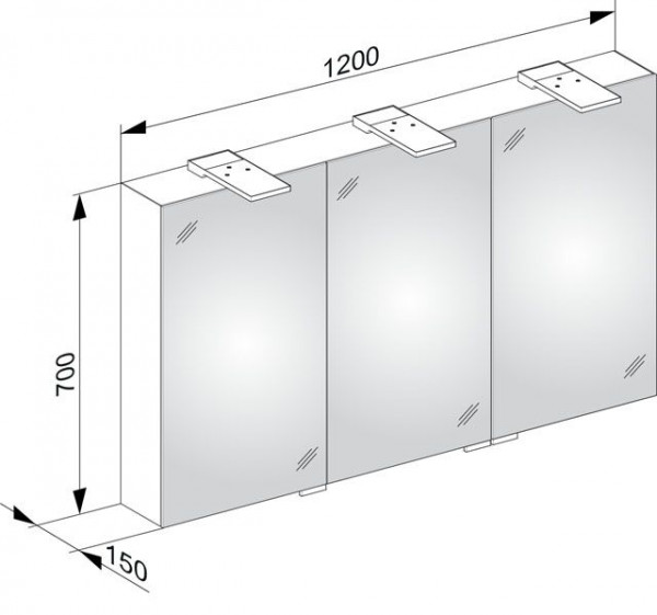 Keuco Spiegelkast Royal 25