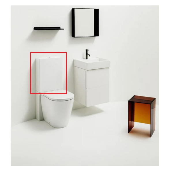 Réservoir WC Standard Laufen KARTELL Blanc | Par l'arrière