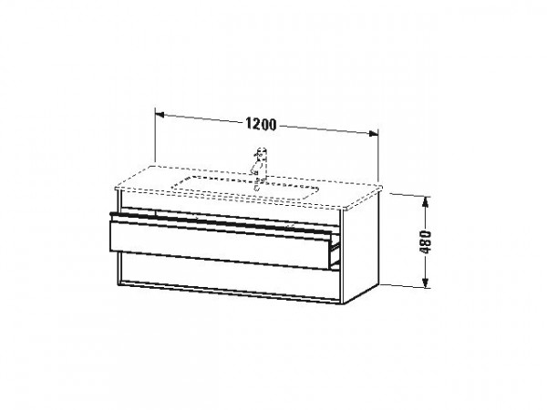 Duravit Wastafelmeubel Hangend Ketho