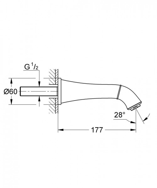 Grohe Kraanuitloop 13349IG0