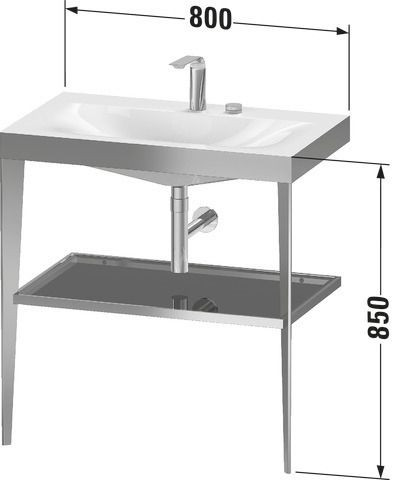 Duravit Badkamermeubel Set XViu 850 mm