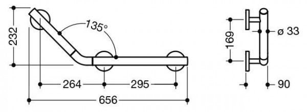 Hewi Badgreep Hoek System 800 K