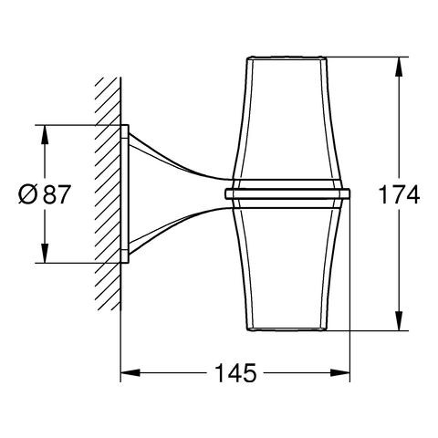 Grohe WC Borstelkop 40672IG0