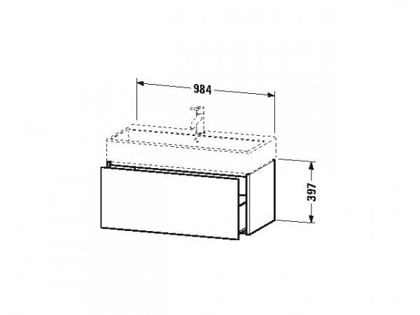 Duravit Wastafelmeubel Hangend Xsquare